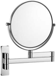 Зеркало для макияжа настенное, металл, хром, STELLA 22.01330, Pozostali producenci, серебро