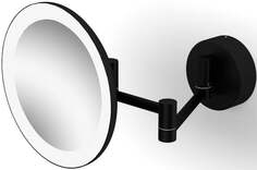 Зеркало для макияжа настенное со светодиодной подсветкой черное STELLA 22.00230-B, Pozostali producenci, черный