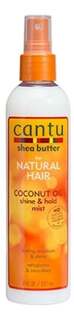Спрей для вьющихся волос 237мл Cantu Shea Butter Natural Coconut Oil Shine &amp; Hold Mist -