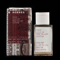 Туалетная вода, 50 мл Korres, Iris Lily Of The Valley Cotton