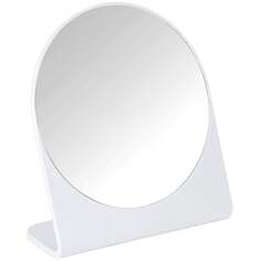 Косметическое зеркало Marcon, стоячее, Ø 17 см, белое, ВЕНКО, Wenko, белый