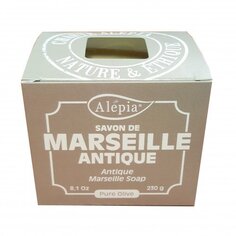 Алепия, Марсельское мыло 100% оливковое, 250 г, Alepia