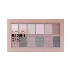 Палитра теней для век, 5 г Maybelline, The Blushed Nudes, серый