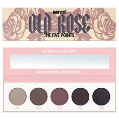 Палетка теней для век 03 Old Rose, 6,5 г Miyo, Five Points Palette