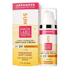 Водостойкий увлажняющий крем для лица SPF 30 Hada Labo Tokyo Sun