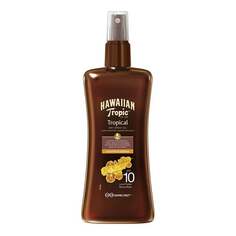 Масло-спрей для загара, Spf10 Low, 200мл Hawaiian Tropic, Protective Dry Spray Oil