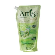 Жидкое мыло Attis оливково-огуречный дойпак 1л