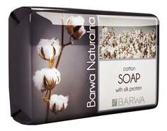 Натуральное мыло Barwa с хлопковым маслом и протеинами шелка 100г