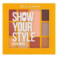 Палитра теней для век Show Your Style Bohemian, 10 цветов Pastel, Show By Pastel, коричневый