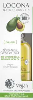 Питательное масло для лица с органическим маслом авокадо и маслом инка-инчи, 30 мл Logona