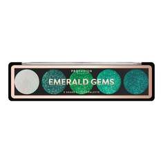 Палетка из 5 теней для век Profusion, Emerald Gems Eyeshadow