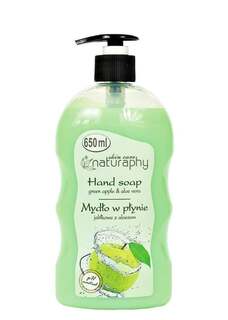 Жидкое мыло для рук Яблоко с алоэ 650 мл., Blux Cosmetics