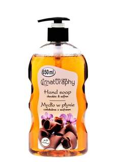 Жидкое мыло для рук Шоколадное с шафраном 650 мл., Blux Cosmetics
