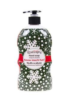 Жидкое мыло для рук «Рождество» апельсин с корицей 650 мл, Blux Cosmetics