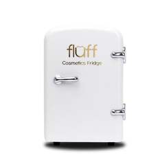 Холодильник Fluff, Cosmetics Холодильник косметический с золотым логотипом, белый