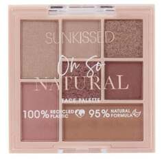 Естественная палитра для лица Sunkissed, Oh So Natural, коричневый