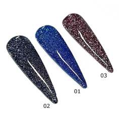 Гибридный лак для ногтей, №. 01, 10мл Reney Night Diamond, Reney Cosmetics