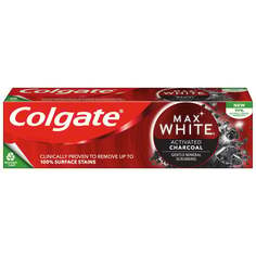 Зубная паста Colgate Max с белым углем 75 мл