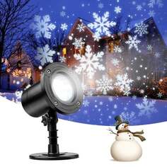 Рождественский проектор в виде снежков, светодиодный белый хит, Inna marka
