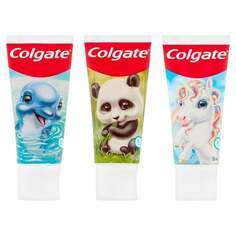 Зубная паста Colgate Kids для детей от 3 лет с животными — микс дизайнов, 50 мл