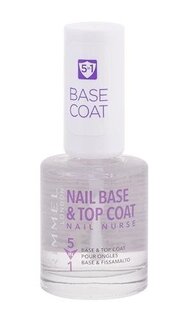 Лак для ногтей для женщин, 12 мл Rimmel London, Base Top Coat Nail Nurse