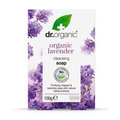 Питательное мыло с органическим маслом лаванды, 100 г Dr.Organic, Dr Organic