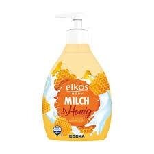 Бутылка жидкого мыла Milch Honey, 500 мл Elkos