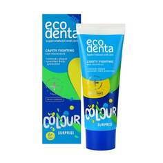 Зубная паста для детей 6+, 75 мл Ecodenta, Color Surprise