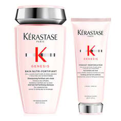 Укрепляющий набор против выпадения и ломкости волос: ванна 250мл + кондиционер 200мл Kérastase Genesis, Kerastase