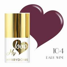 Темное вино Mylove UV/Led Hybrid Varnish 104, SUNFLOWER