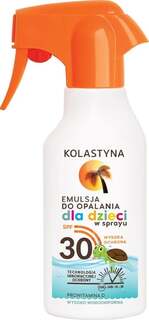 Эмульсия для загара для детей, SPF30, 200 мл Kolastyna, Tanning