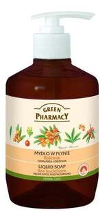 Зеленая Аптека, Жидкое мыло «Облепиха и липа», 460 мл, Green Pharmacy