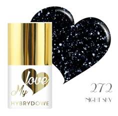 Гибридный лак для ногтей Night Sky Mylove UV/Led 272, SUNFLOWER