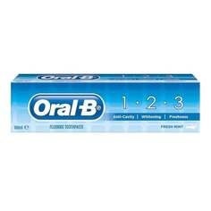 Орал-Б, Зубная паста 1-2-3 с фтором Мята, 100 мл, Oral-B