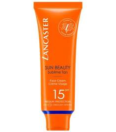 Солнцезащитный крем для лица SPF 15, 50 мл Lancaster, Sun Beauty Face