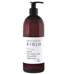 Антицеллюлитное массажное масло для тела ZIAJA fit BALTIC HOME SPA с ароматом манго