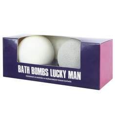 Бомбочки для ванны Lucky Man, Набор бомбочек для ванны, для мужчин, 2 x 120 г LaQ