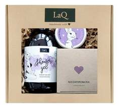 Подарочный набор LaQ Rabbit для женщин (гель для душа 500мл + масло для тела 200мл + мусс для тела 100мл) 1 упаковка.