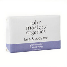 Лаванда и иланг-иланг, Увлажняющее мыло 128г John Masters Organics