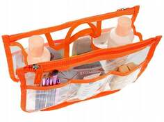 Органайзер, Косметичка для женской сумки, непромокаемая, оранжевый Trip Story, Pozostali producenci, оранжевый