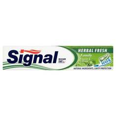 Зубная паста, 75 мл Signal Herbal, Fresh Family Сигнал