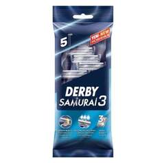 Бритвы одноразовые, 5 шт. Debra Samurai, Derby