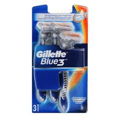 Бритва Gillette, Blue 3 одноразовая 3 шт.