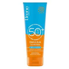 Защитная эмульсия для чувствительной кожи SPF50+, 120 мл Lirene Sun