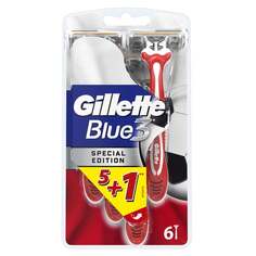 Одноразовая мужская бритва, 6 шт. Gillette, Blue3