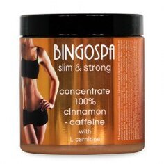 Концентрат 100% 250г корица-кофеин с L-карнитином BINGOSPA SLIM&amp;STRONG