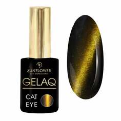 Гибридный магнитный кошачий глаз УФ/светодиодный Gelaq, Cat Eye Magnetic M05 —, SUNFLOWER