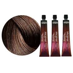 Набор краски для волос цвет 5.3 светло-золотисто-коричневый, 3х50 мл L&apos;Oréal Professionnel, Majirel L'Oreal
