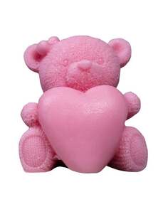 Натуральное глицериновое мыло Big Teddy Bear with Heart, 120 г LaQ, Happy Soaps