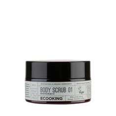 Скраб для тела с ароматом апельсина, лаванды и розы, 350г ECOOKING Body Scrub 01 -